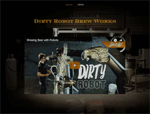 Tablet Screenshot of dirtyrobotbrewworks.com